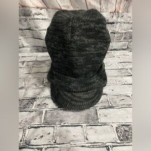 Vintage Macy’s Knit News Boy Brim Jug Head Style Hat Size M/L (8-18)